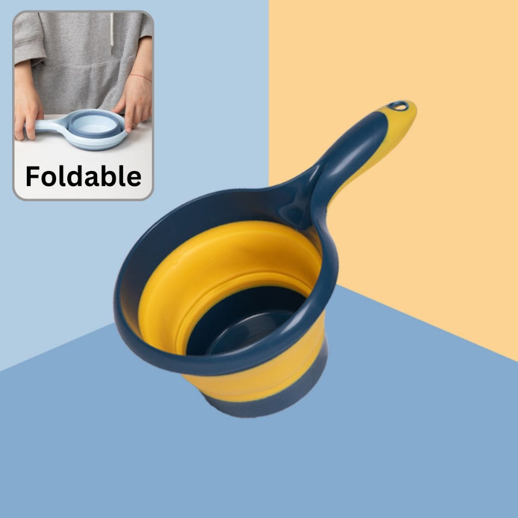 C&C Nordic Water Ladle With Wooden Handle Water Scoop Water Bailer Bath Shower Kitchen Bathroom Rinse Pail Cebok Gayung