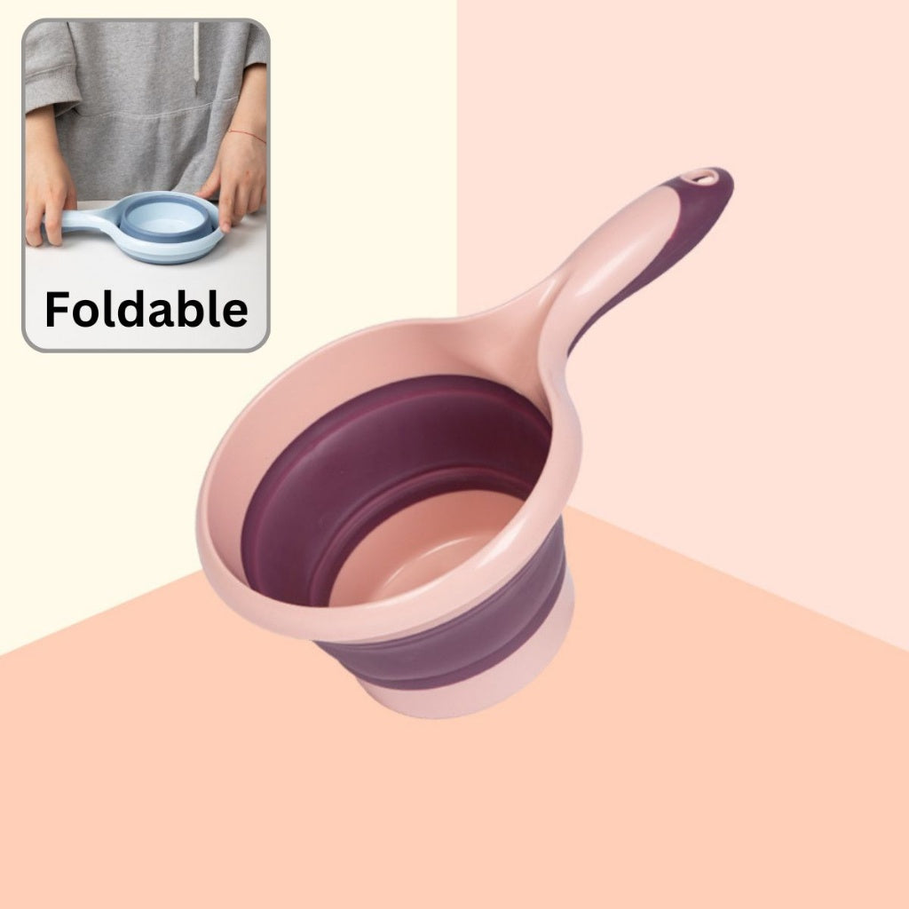 C&C Nordic Water Ladle With Wooden Handle Water Scoop Water Bailer Bath Shower Kitchen Bathroom Rinse Pail Cebok Gayung