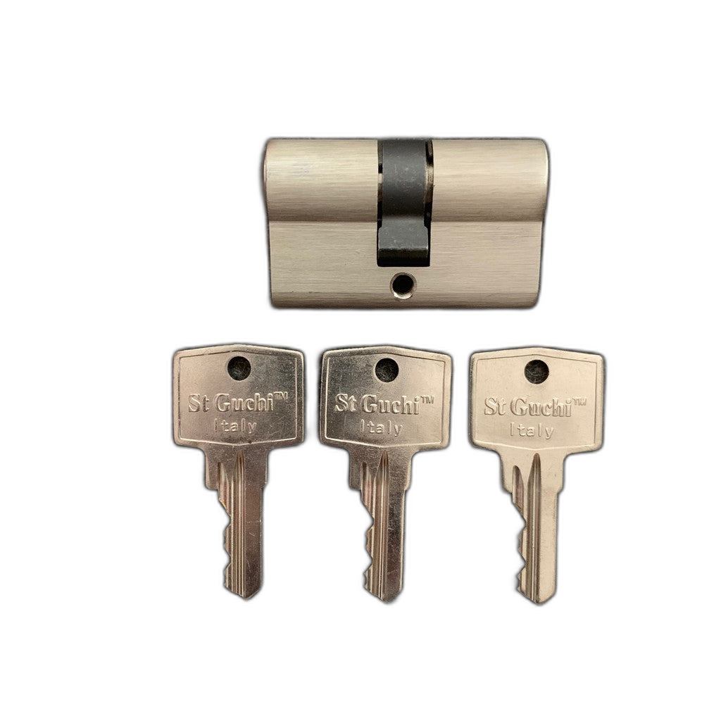 St Guchi Brass Double Key Euro Profile Cylinder 50/60/70MM