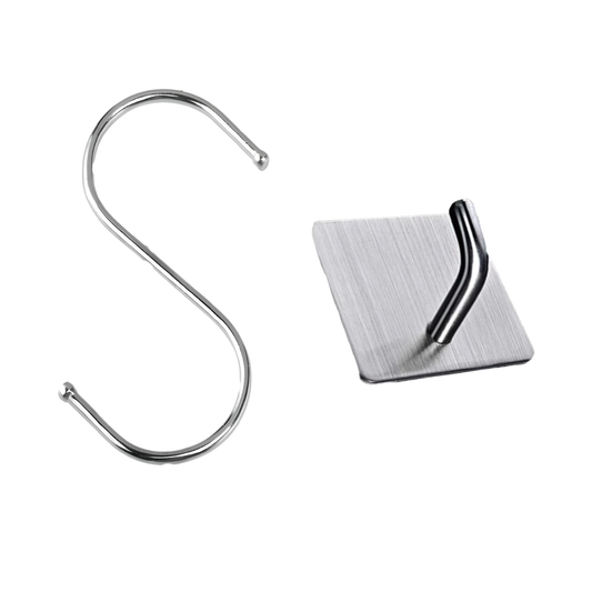 Stainless Steel S Hook Hanger Hanging Space Saving Multi Purpose Kitchenware Spoon Utensil Cloth Cangkuk Gantung S