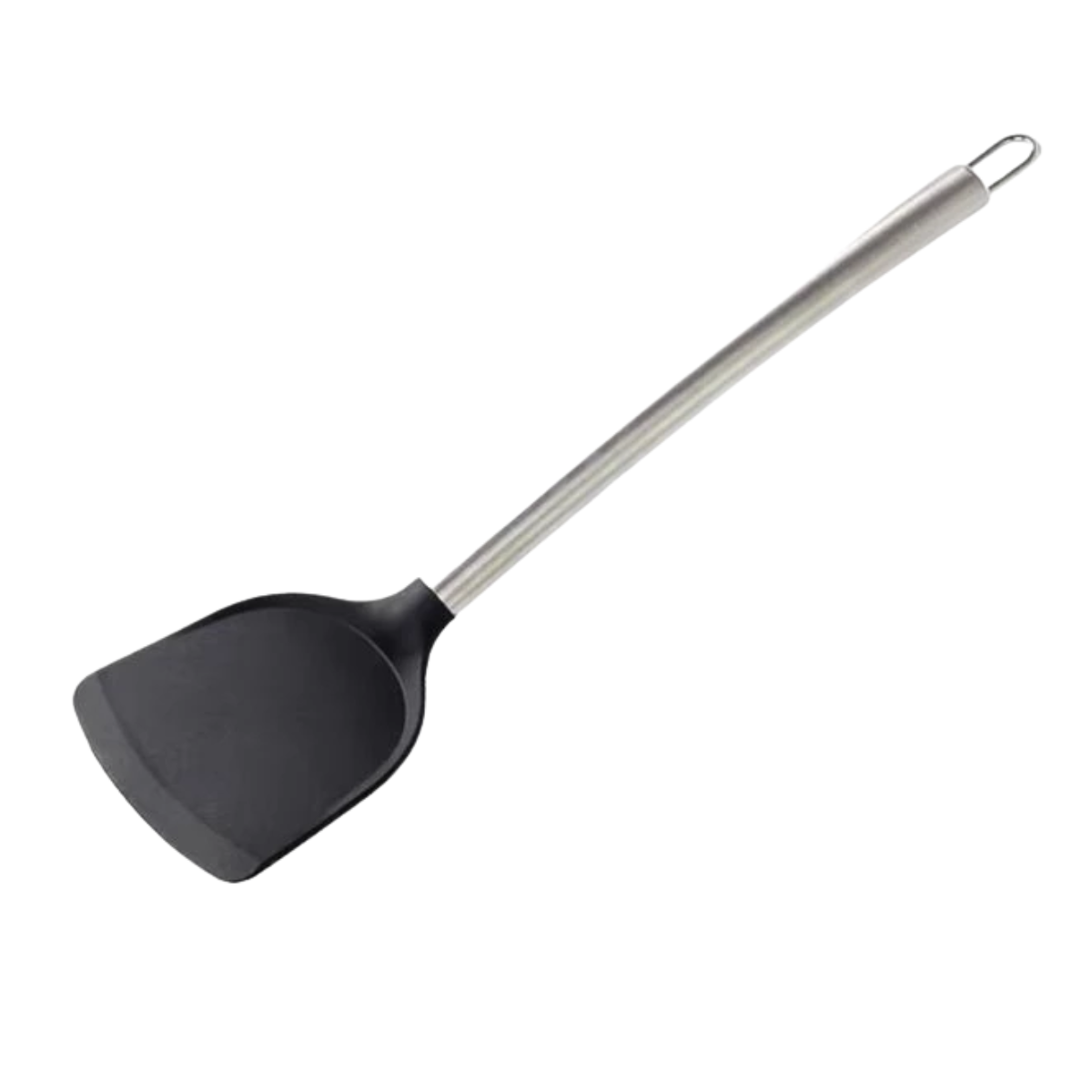 Stainless Steel Silicone Shovel Spatula Heat-resistant Spoon Non-stick Cooking Shovel