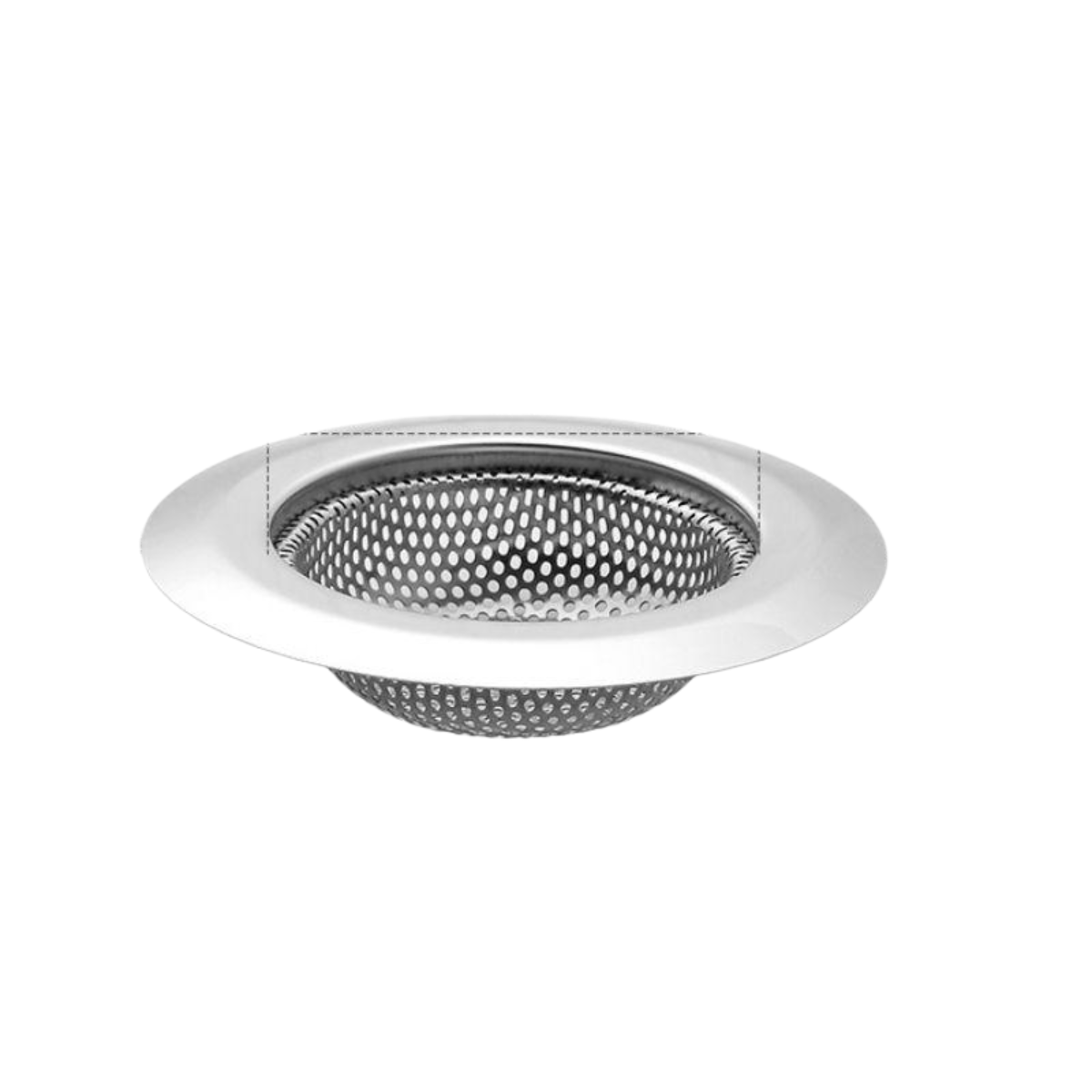 STAINLESS STEEL SINK GARBAGE STRAINER WITH HANDLE 115MM Penapis Sampah dengan pemegang