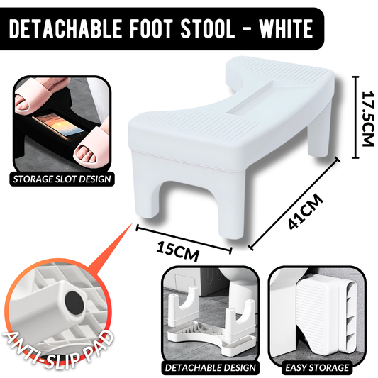 Stool Detachable - White
