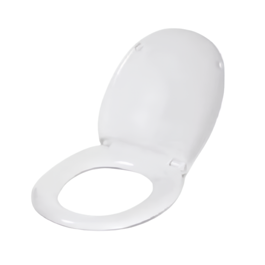 Techplas 4110 Light Duty Toilet Bowl Seat And Cover TP4110  43 x 37 x 3.5cm White Toilet Seat Cover