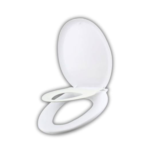 Toilet Seat Cover Adult + Kid - White