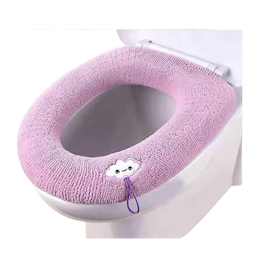 Toilet Seat Cushion Pads Soft Warmer Mat Washable Soft Warmer Mat Cover Pad Cushion Tudung Duduk Mangkuk Tandas