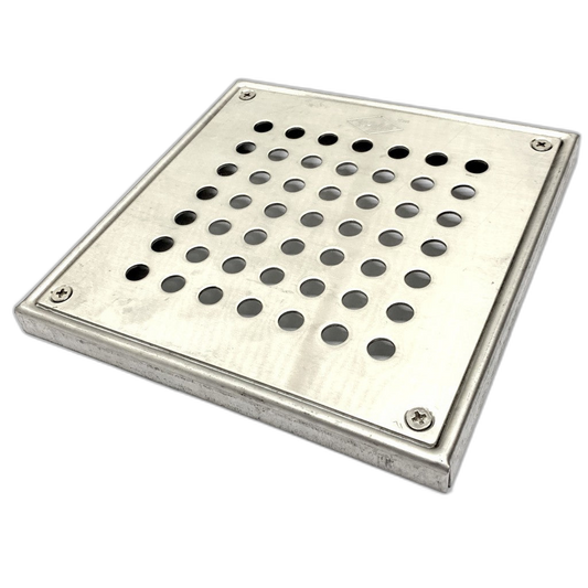 Vago Stainless Steel Floor Grating Bathroom Grates Floor Drain  Anti Odor Anti Cockroach- 6 Inches x 6 Inches